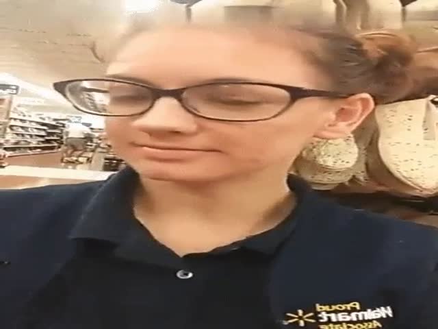 Fucked cashier wal-mart before work