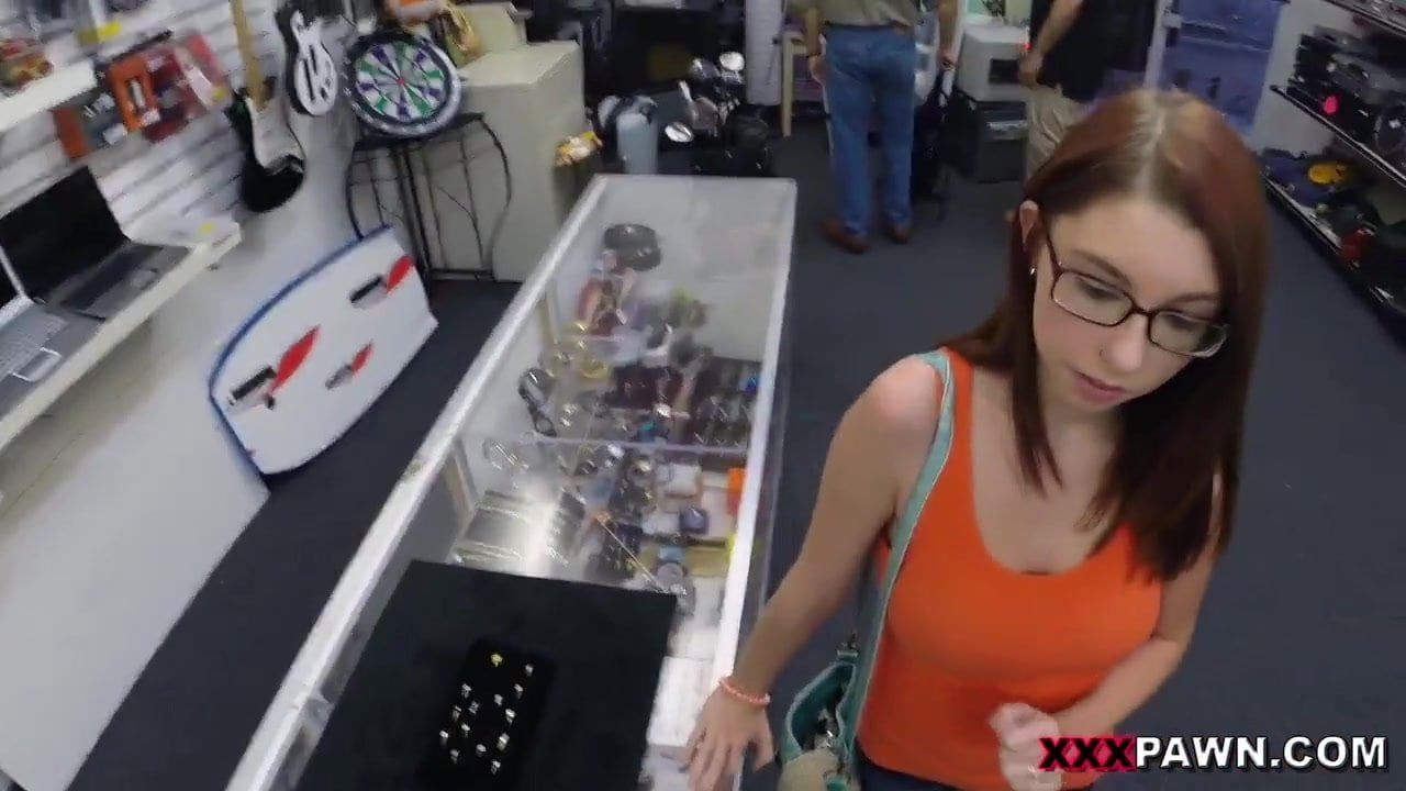 Pawn jenny gets college pounded shop