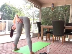 Thunderstorm reccomend caught watching stepmom stretch yoga then