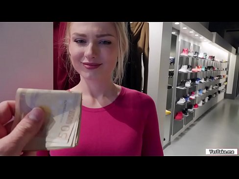 best of Girl during sucked dick shopping