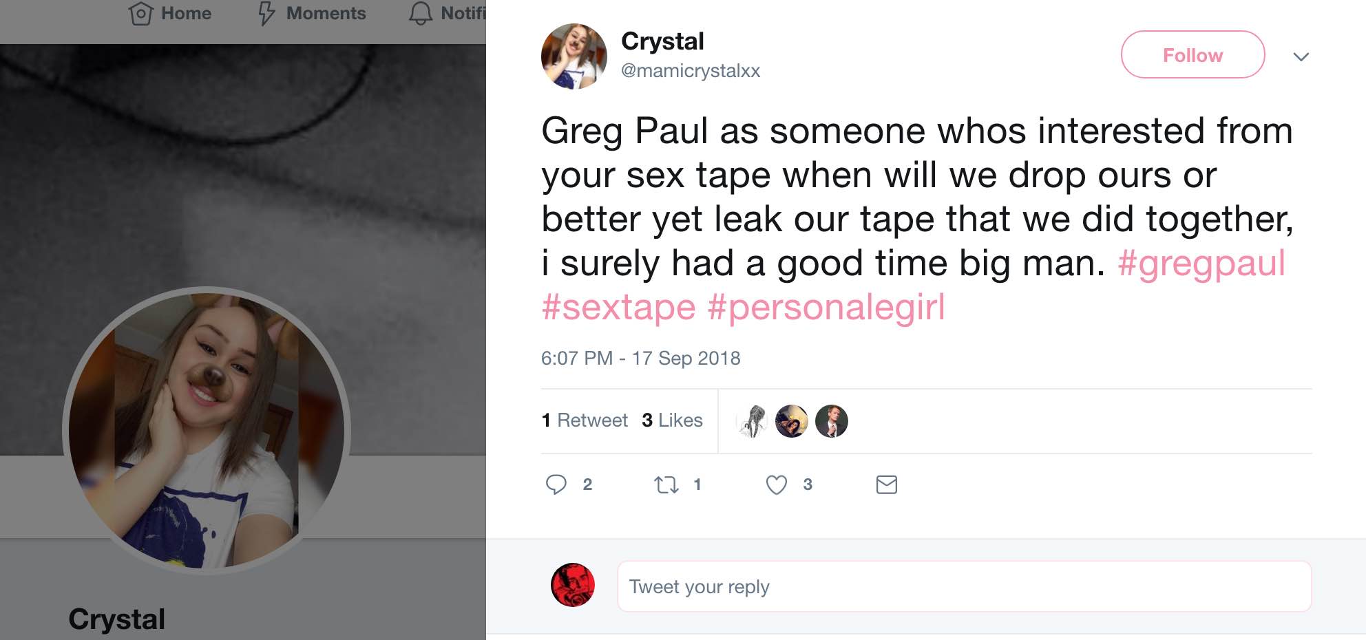 Greg pauls tape leaked elords twitter